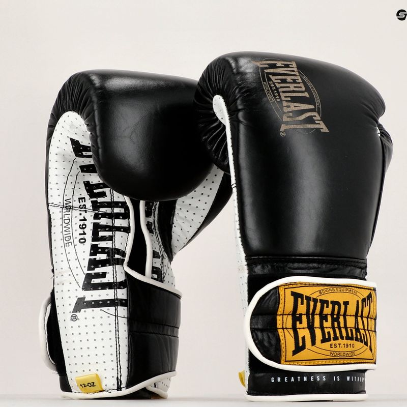 Everlast 1910 Classic Pro bokso pirštinės juodos EV1910PRO BL 8
