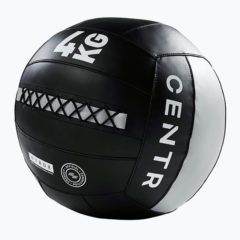 Medicininis kamuolys CENTR Competition Wall Ball Centr x Hyrox 4 kg black 2
