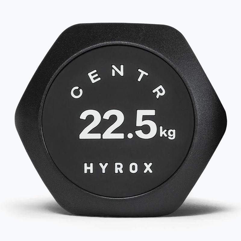 Svarstis Centr Urethane Dumbbell Centr x Hyrox black 3