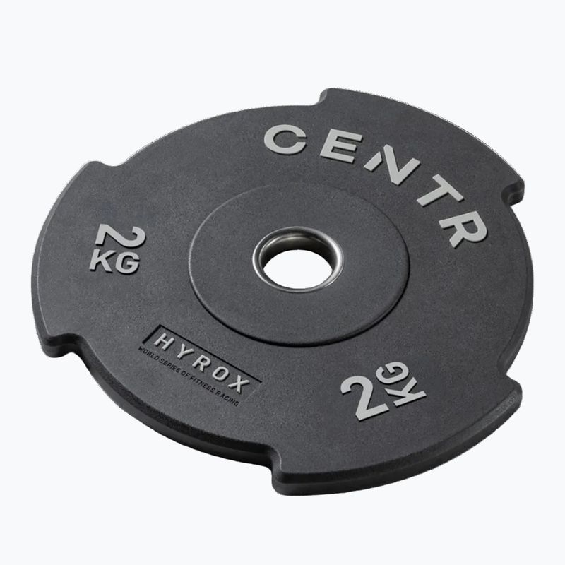 Bumperio svoriai Centr Top Plate Centr x Hyrox black 2