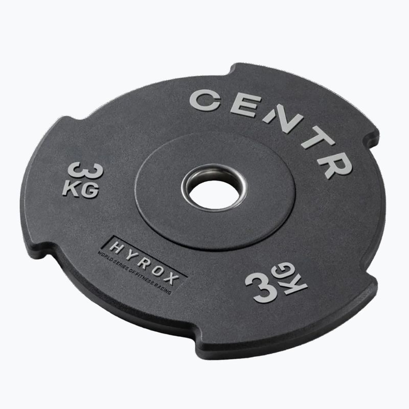 Bumperio svoriai Centr Top Plate Centr x Hyrox black 2