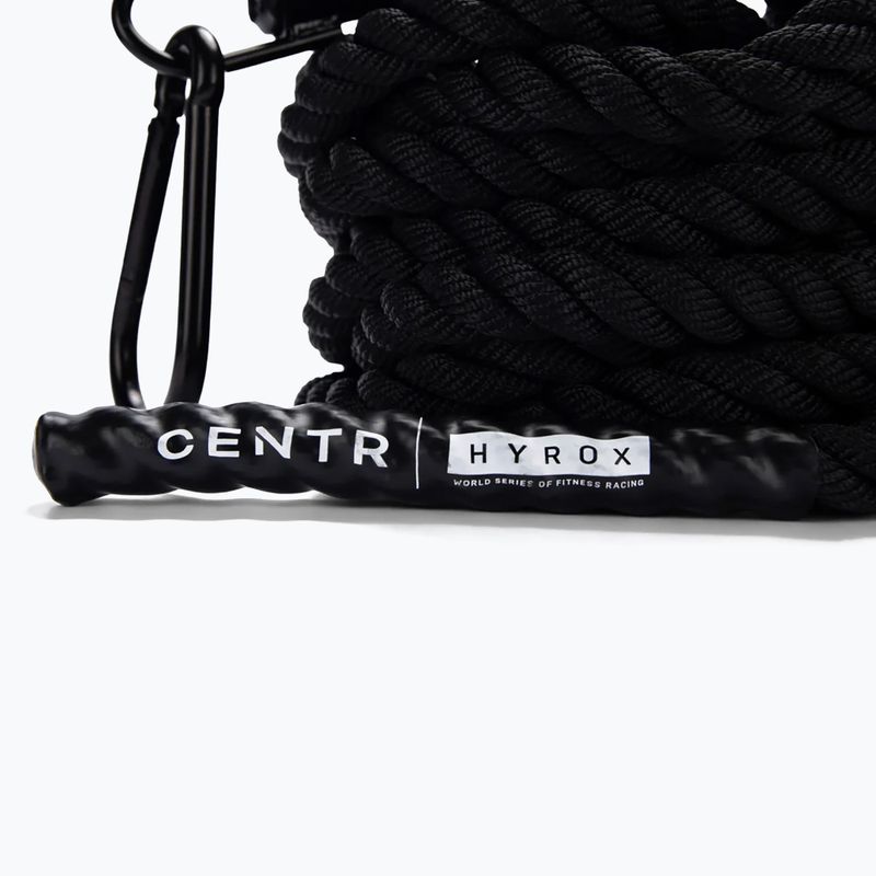 Treniruoklių šokdynė Centr Competition Battle Rope Youngstars Centr x Hyrox black 3