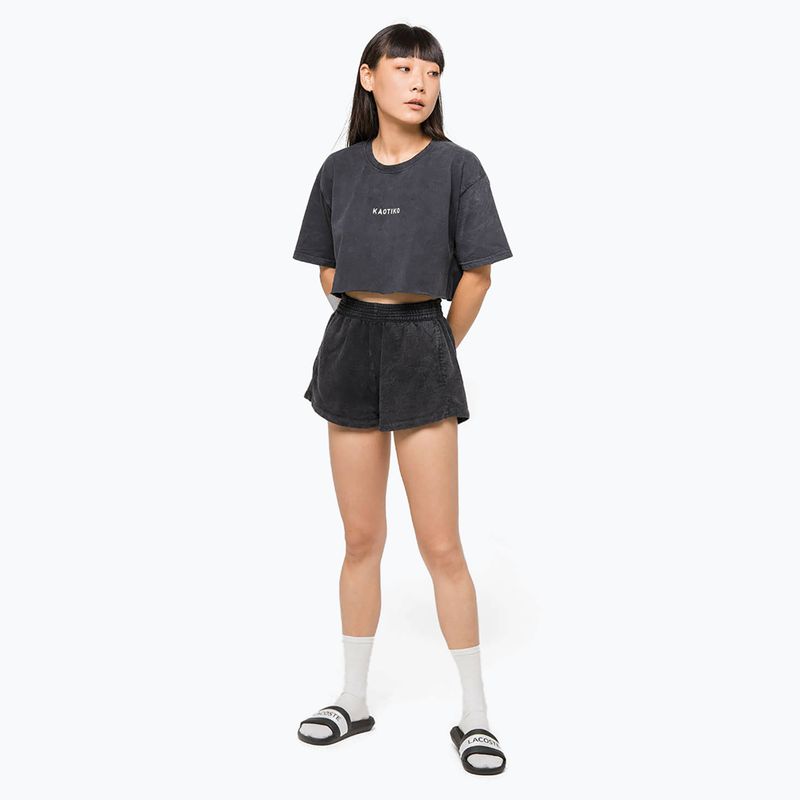 Moteriški šortai Kaotiko Washed black 2
