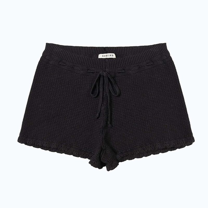 Moteriški šortai Kaotiko Crochet Ibiza juodi 4