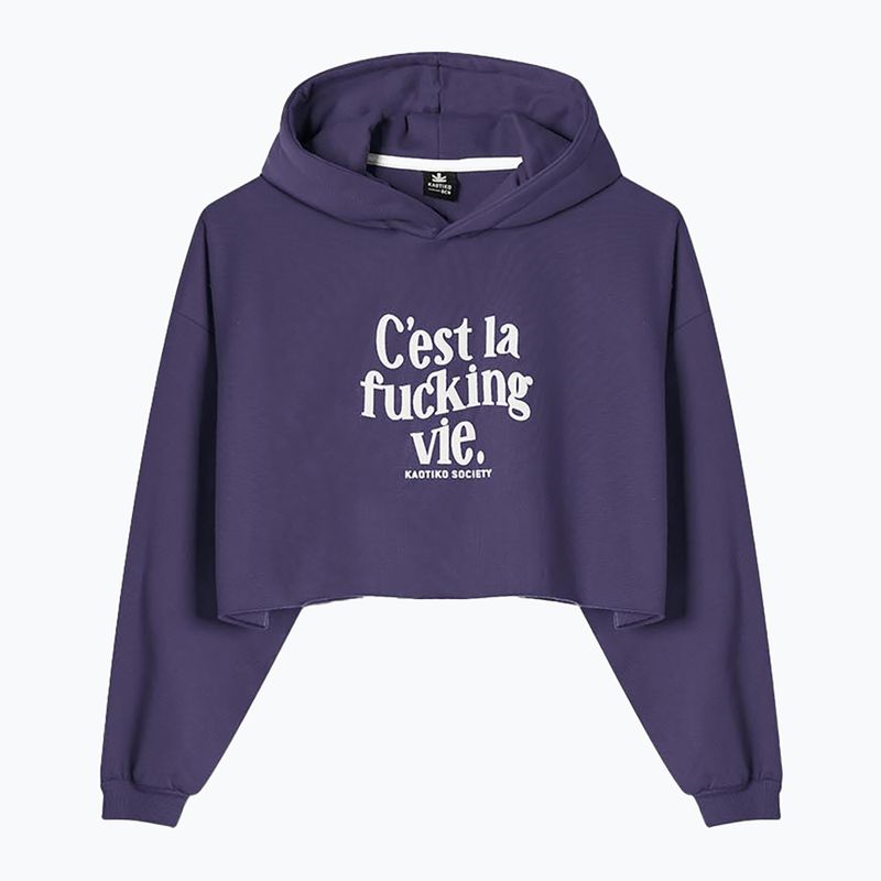 Moteriškas džemperis Kaotiko C'est la vie Crew grape 4