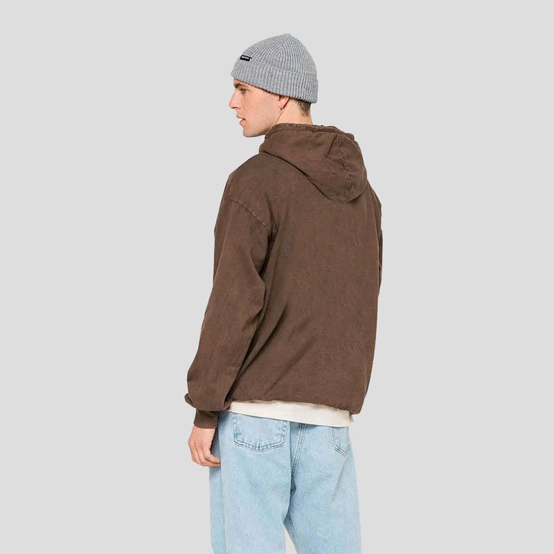 Vyriškas džemperis Kaotiko Washed Vancouver Society brown 2