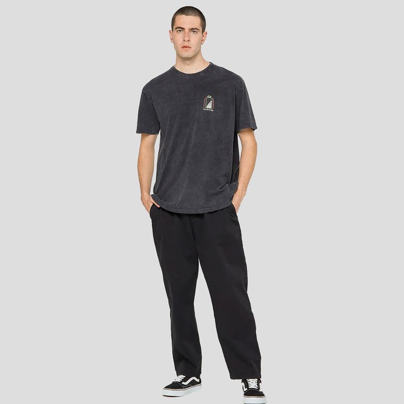 Vyriški marškinėliai Kaotiko Washed Trust Your Intuition black 2