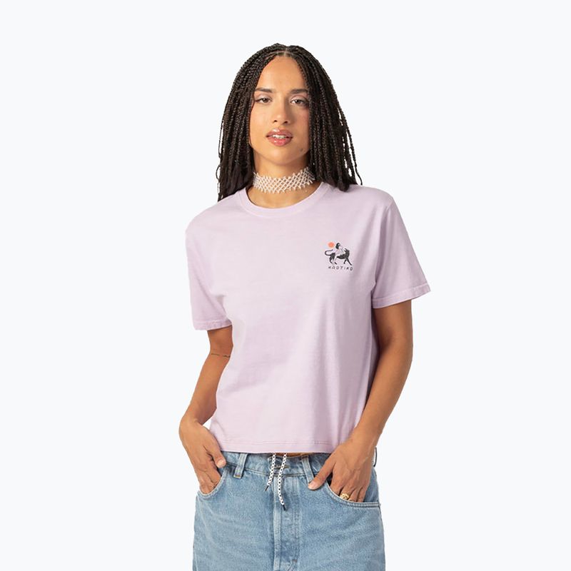 Moteriški marškinėliai Kaotiko Washed Neverland malva