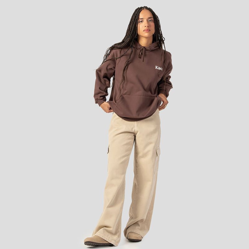 Moteriškas džemperis Kaotiko Your Opinion brown 2