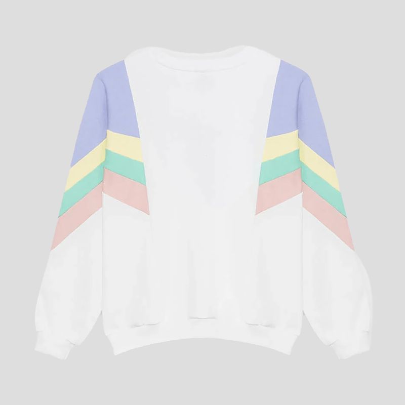 Moteriškas džemperis Kaotiko Ginger blanco / grape / amarillo 4