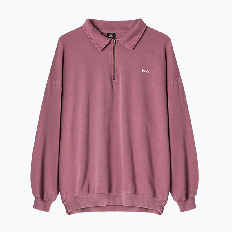 Vyriškas džemperis Kaotiko Washed Vancouver Society bordo spalvos 2