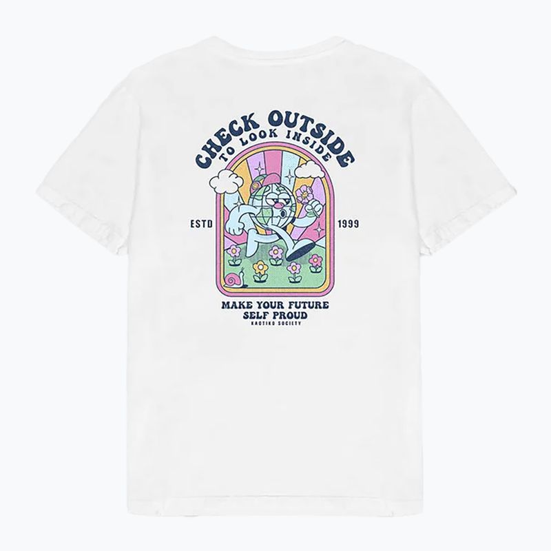 Vyriški marškinėliai Kaotiko Washed Look Inside white 2