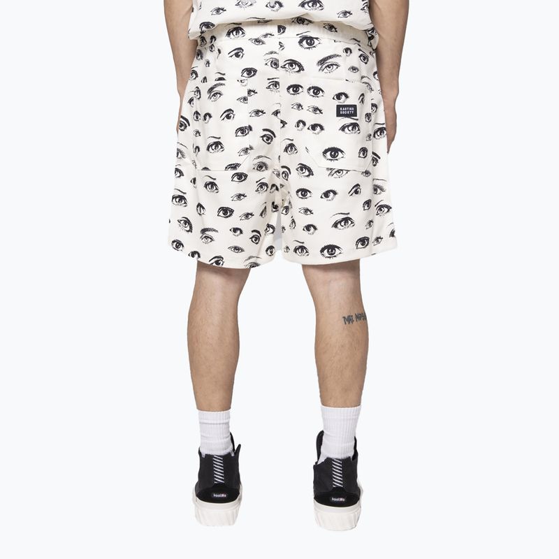 Vyriški šortai Kaotiko Peek Canvas dramblio kaulo spalvos 2