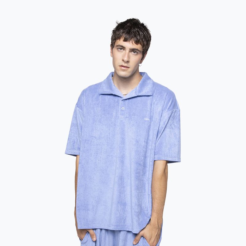Vyriški polo marškinėliai Kaotiko Towel sky blue