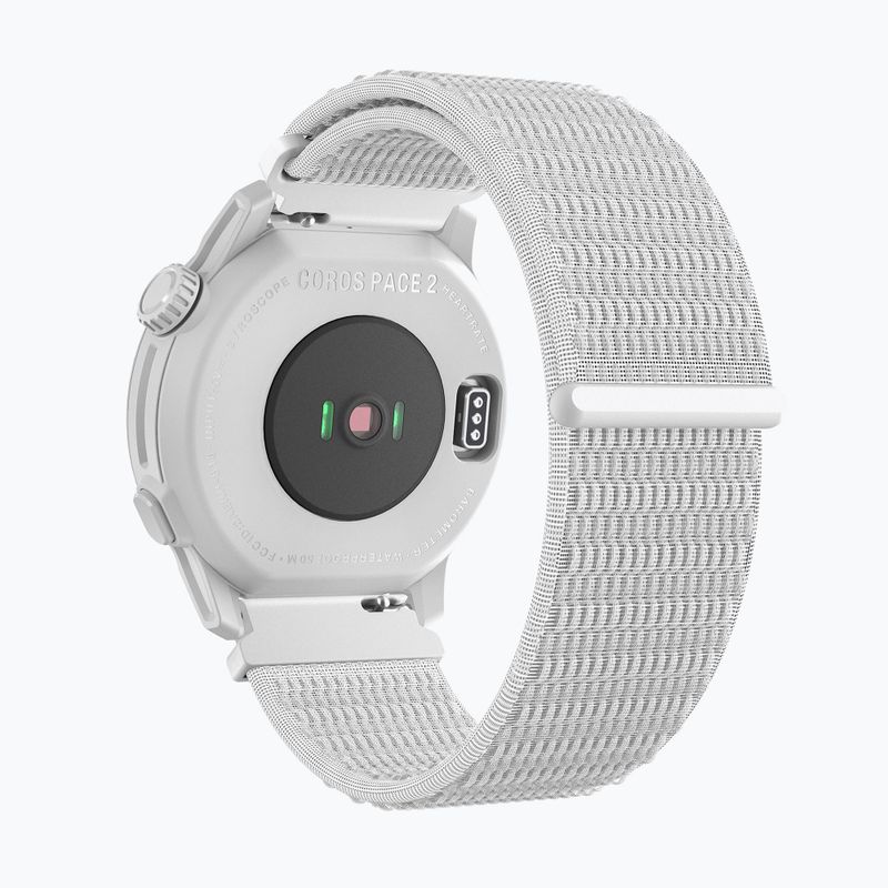 COROS PACE 2 Premium GPS nailono juosta balta WPACE2.N laikrodis 4