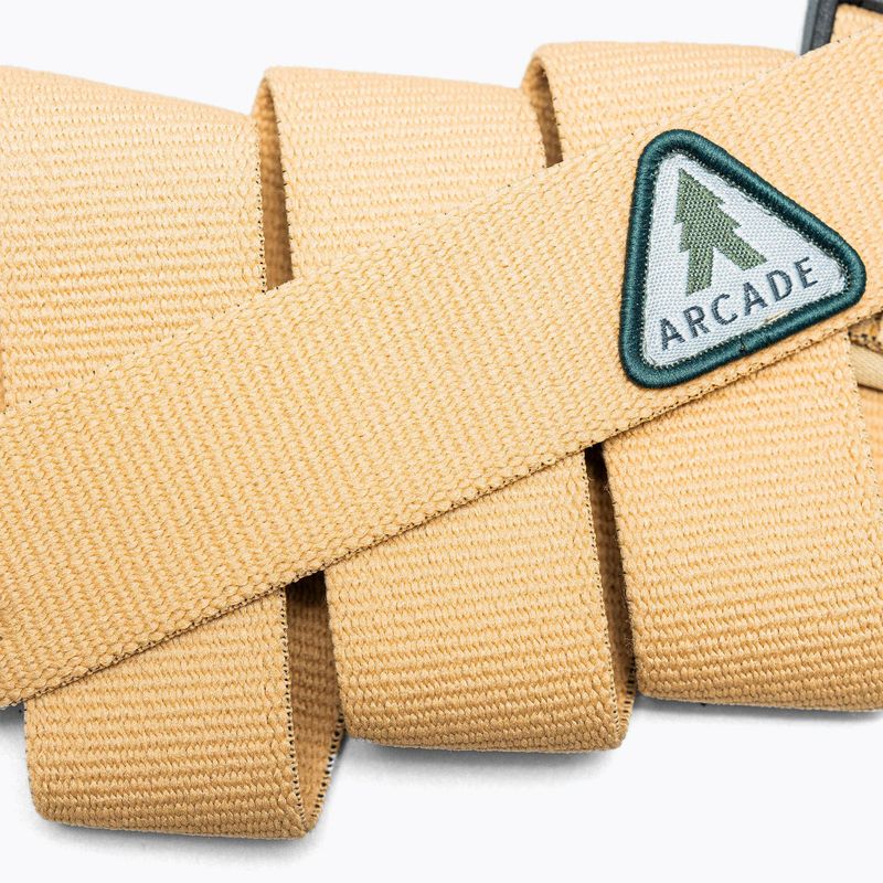 "Arcade Treeple Youth" smėlio spalvos kelnių diržas 4