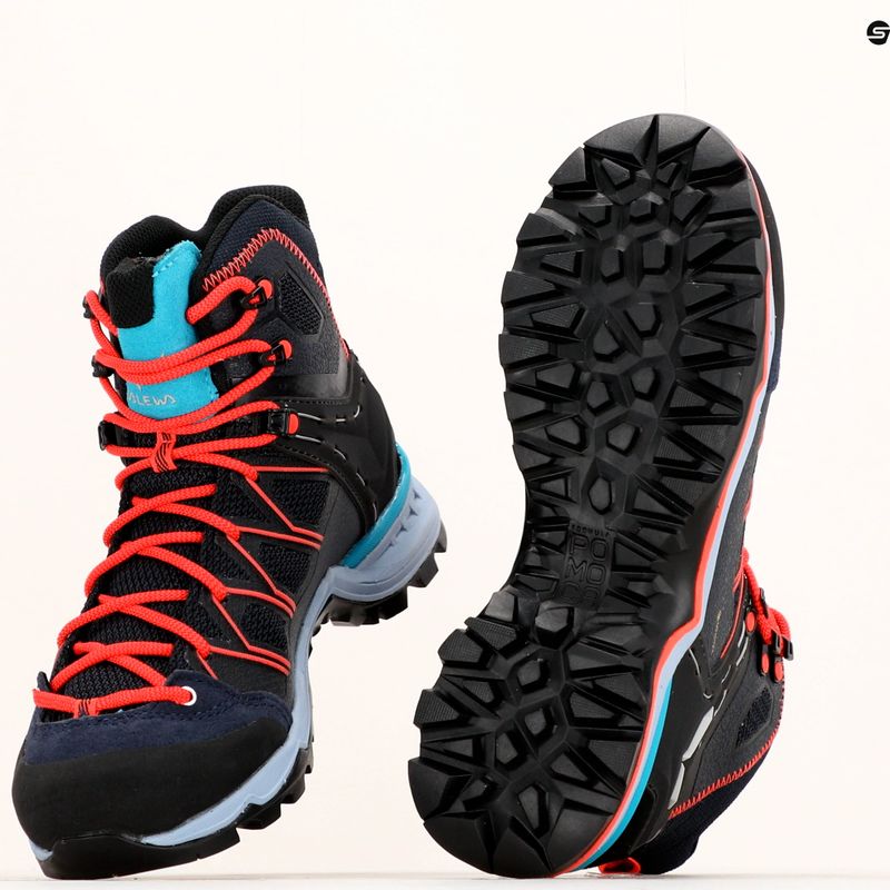 Moteriški trekingo batai Salewa MTN Trainer Lite Mid GTX navy blue-black 00-0000061360 12