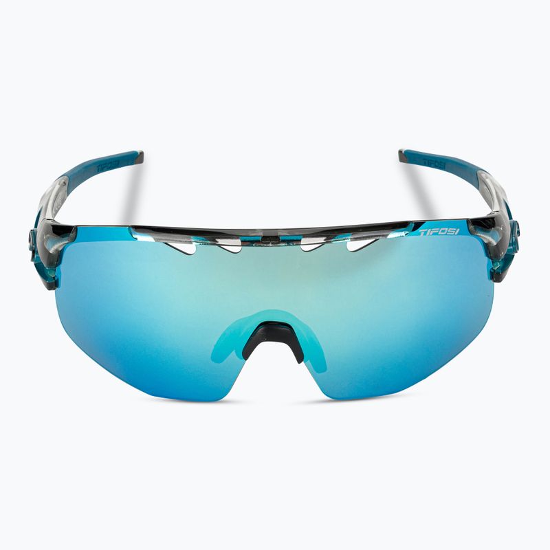 Tifosi Sledge Lite Clarion crystal smoke/clarion blue/ac red/clear dviratininkų akiniai 4