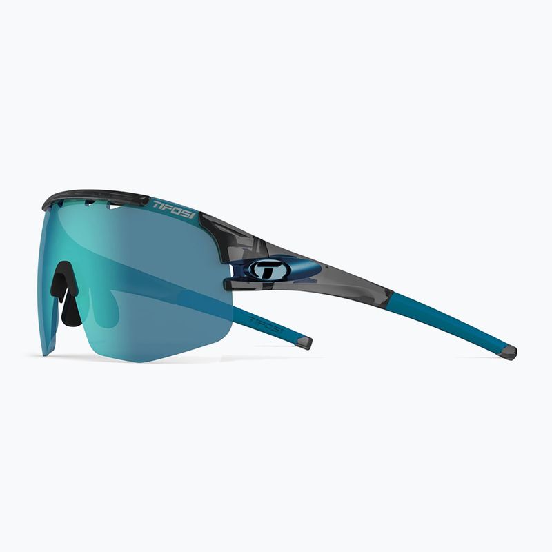 Tifosi Sledge Lite Clarion crystal smoke/clarion blue/ac red/clear dviratininkų akiniai 6