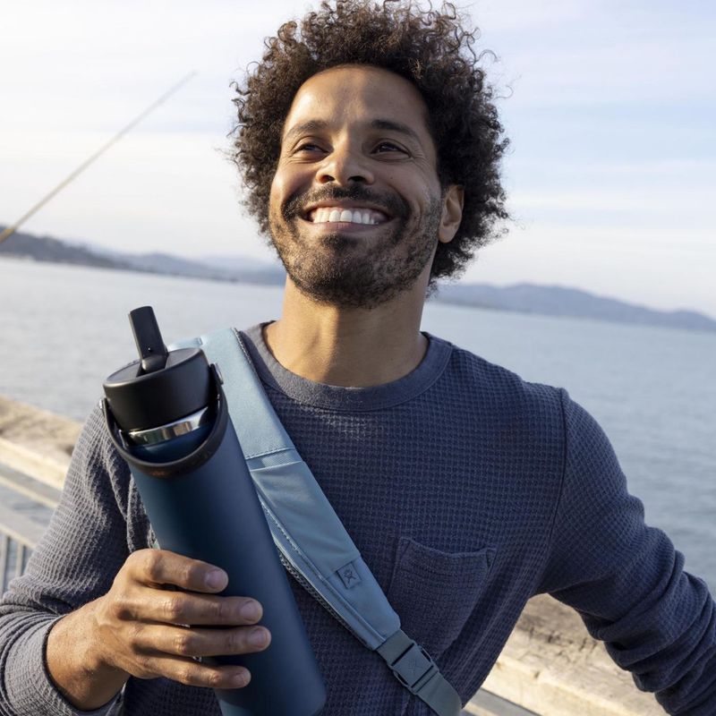 Hydro Flask Wide Flex Straw terminis butelis 710 ml, tamsiai mėlynas W24BFS464 5