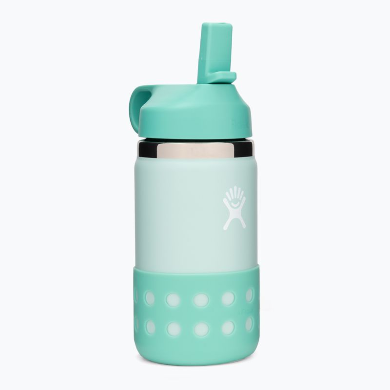 Hydro Flask termo butelis su plačia burna ir šiaudeliu, dangteliu ir batuku 355 ml, rasos W12BSWBB441 2