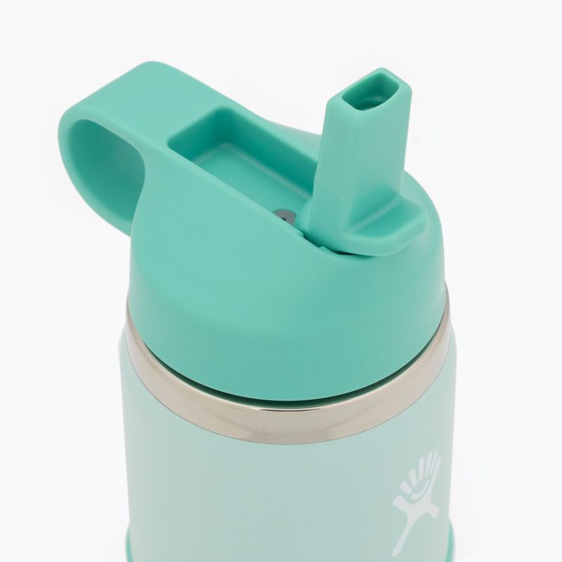 Hydro Flask termo butelis su plačia burna ir šiaudeliu, dangteliu ir batuku 355 ml, rasos W12BSWBB441 4