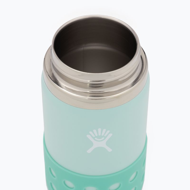 Hydro Flask termo butelis su plačia burna ir šiaudeliu, dangteliu ir batuku 355 ml, rasos W12BSWBB441 5