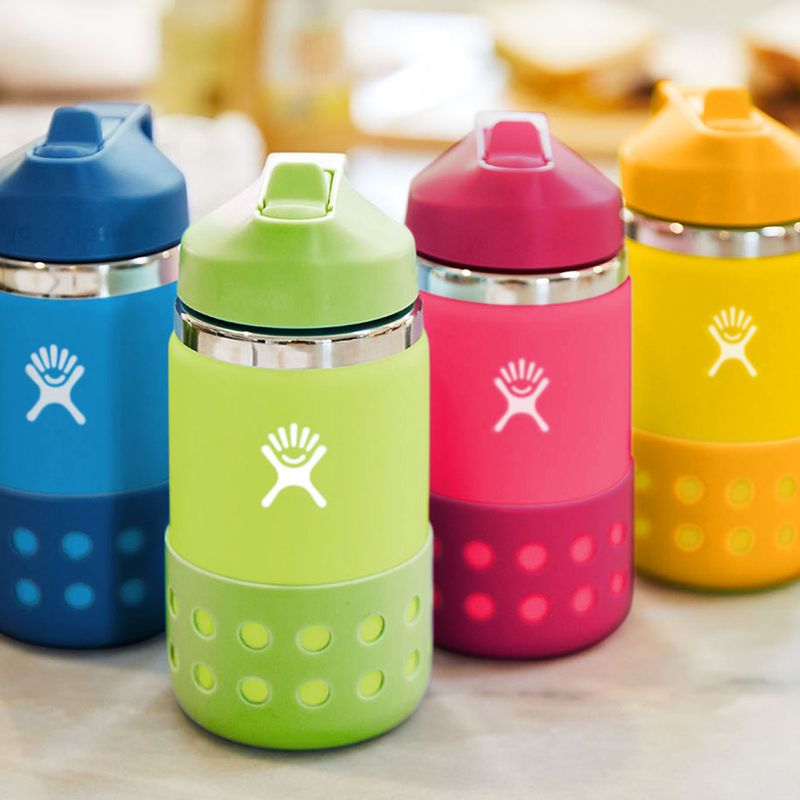 Hydro Flask termo butelis su plačia burna ir šiaudeliu, dangteliu ir batuku 355 ml, rasos W12BSWBB441 7