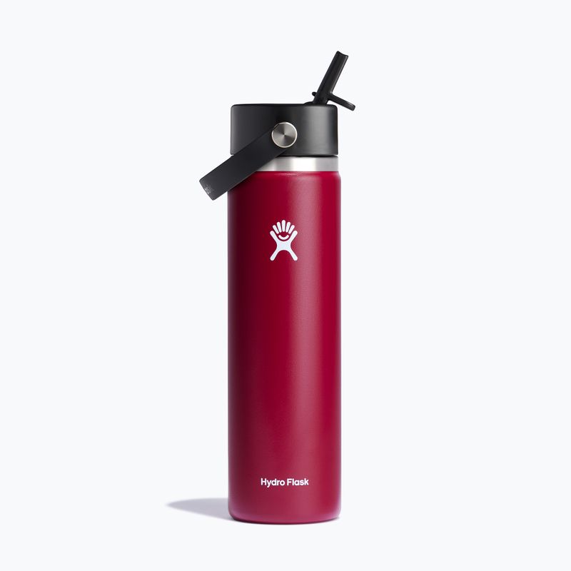 "Hydro Flask Wide Flex Straw" terminis butelis 710 ml uogų