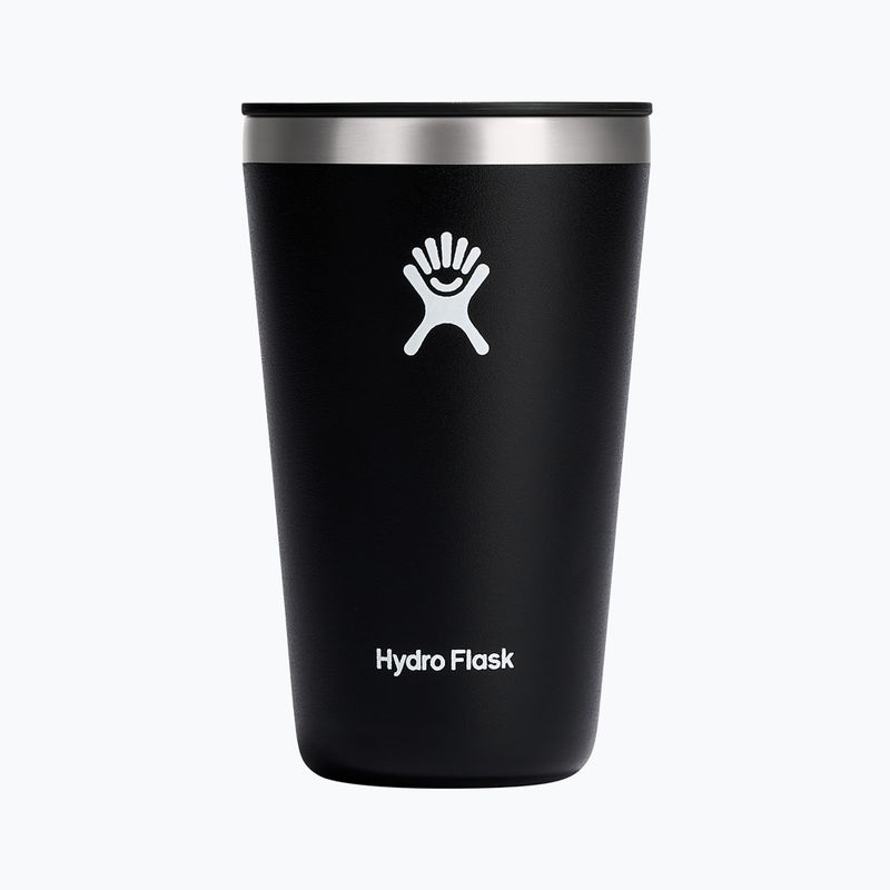 "Hydro Flask All Round Tumbler" terminis puodelis 473 ml, juodas