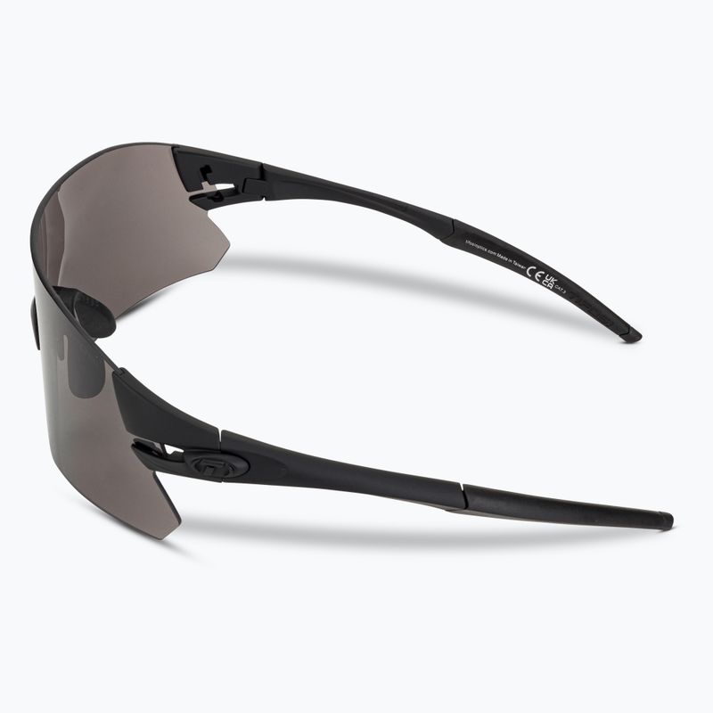 Tifosi Rail blackout/smoke/ac red/clear dviratininkų akiniai 5