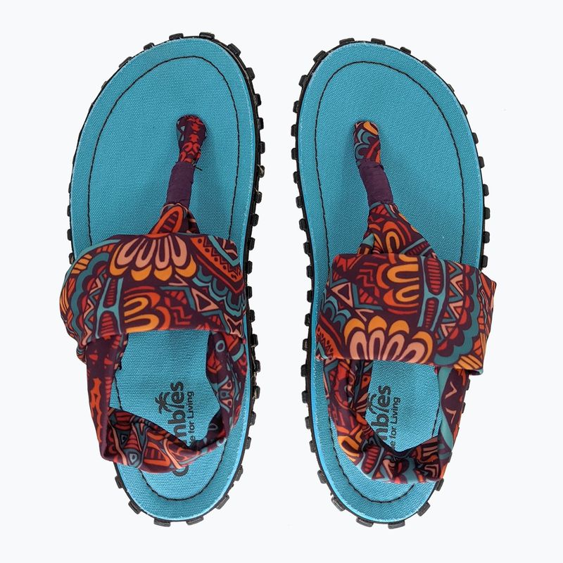 Moteriški sandalai Gumbies Slingback turquoise vintage 3