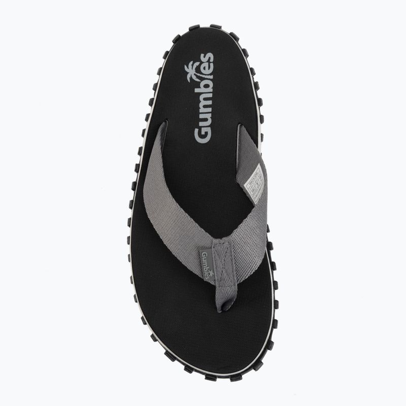 Šlepetės per pirštą Gumbies Duckbill GU-FFDUC039 black/grey 5