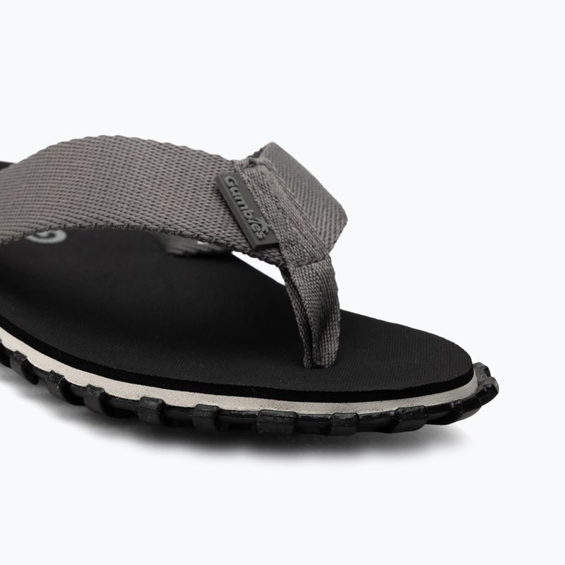 Šlepetės per pirštą Gumbies Duckbill GU-FFDUC039 black/grey 7