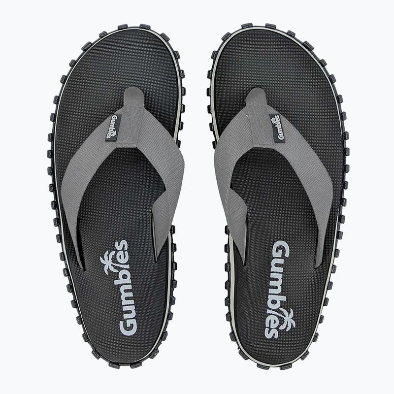 Šlepetės per pirštą Gumbies Duckbill GU-FFDUC039 black/grey 4