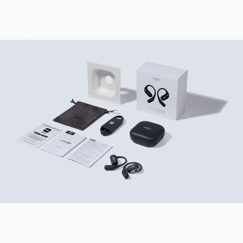 Belaidės ausinės Shokz OpenFit black 15