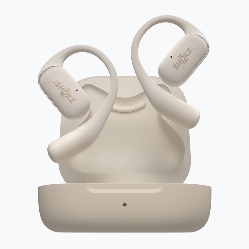 Belaidės ausinės Shokz OpenFit beige 3