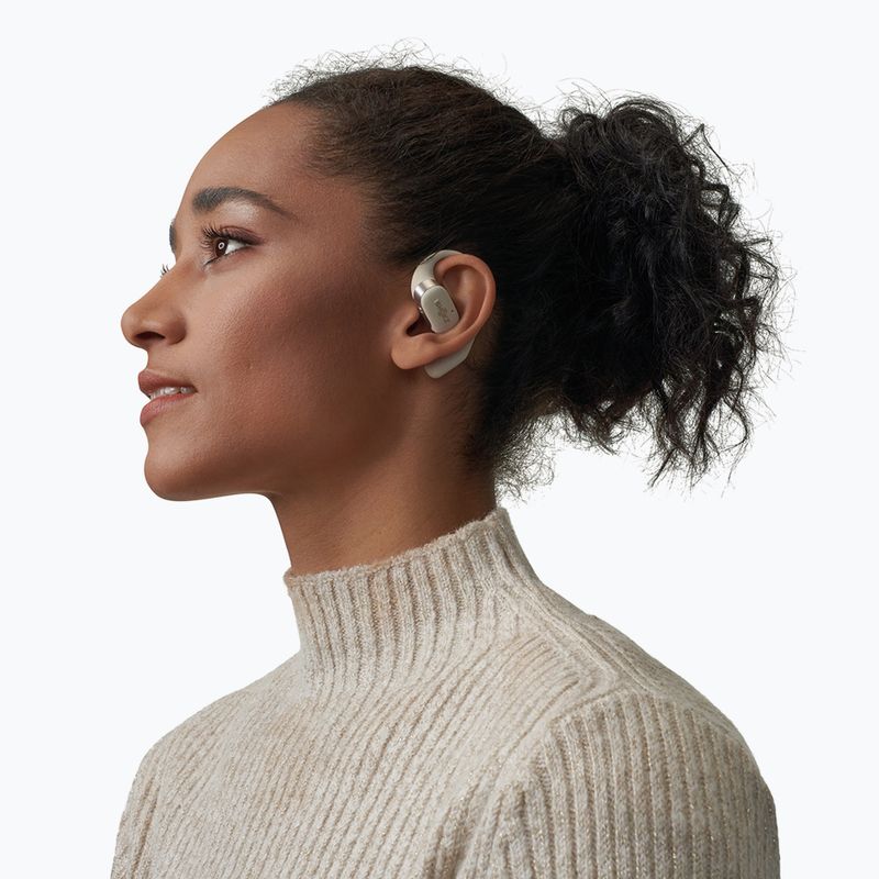 Belaidės ausinės Shokz OpenFit beige 16