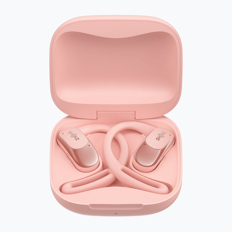 Belaidės ausinės Shokz OpenFit Air pink