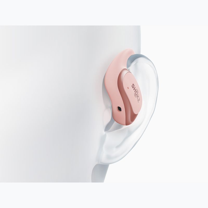 Belaidės ausinės Shokz OpenFit Air pink 9