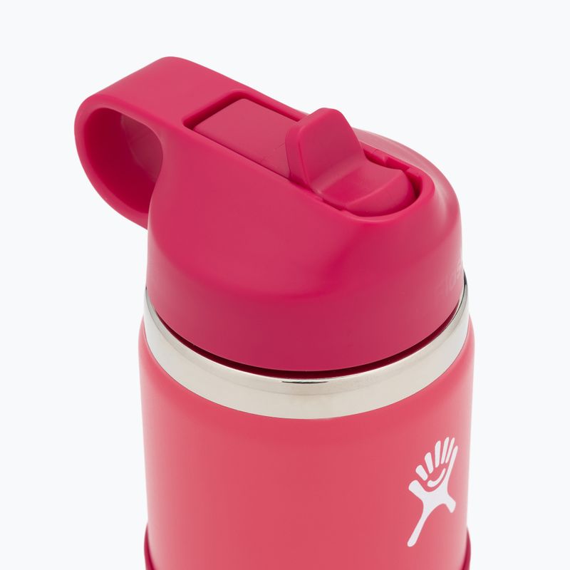 Terminis butelis Hydro Flask Wide Mouth Straw Lid And Boot 2024 355 ml peony 3