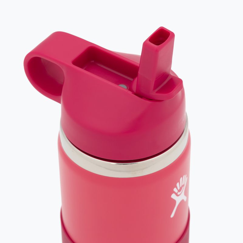 Terminis butelis Hydro Flask Wide Mouth Straw Lid And Boot 2024 355 ml peony 4
