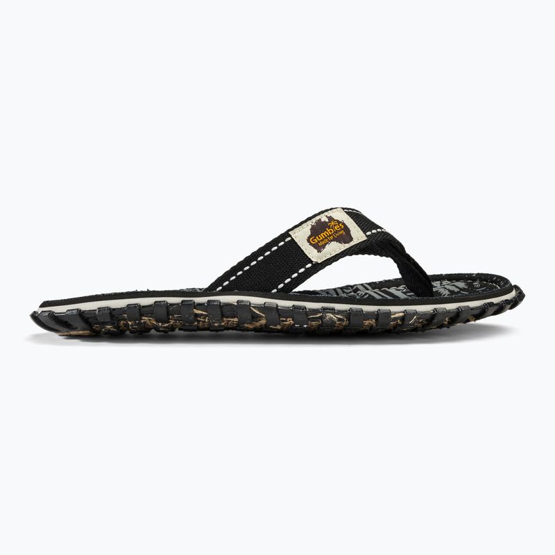 Šlepetės per pirštą Gumbies Islander midnight black 2