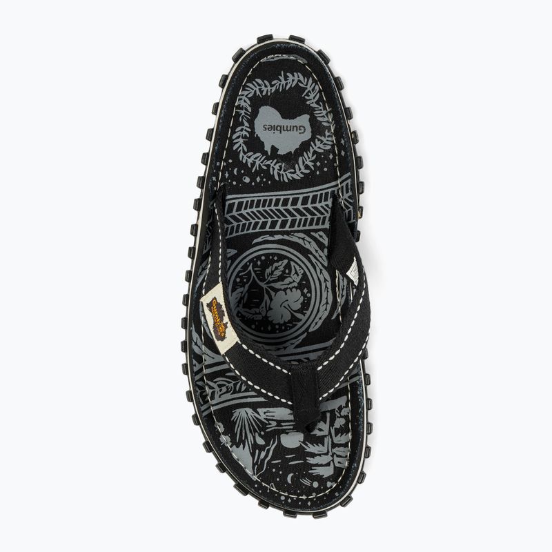 Šlepetės per pirštą Gumbies Islander midnight black 5