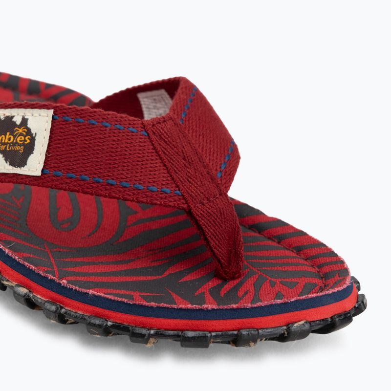 Šlepetės per pirštą Gumbies Islander red 7