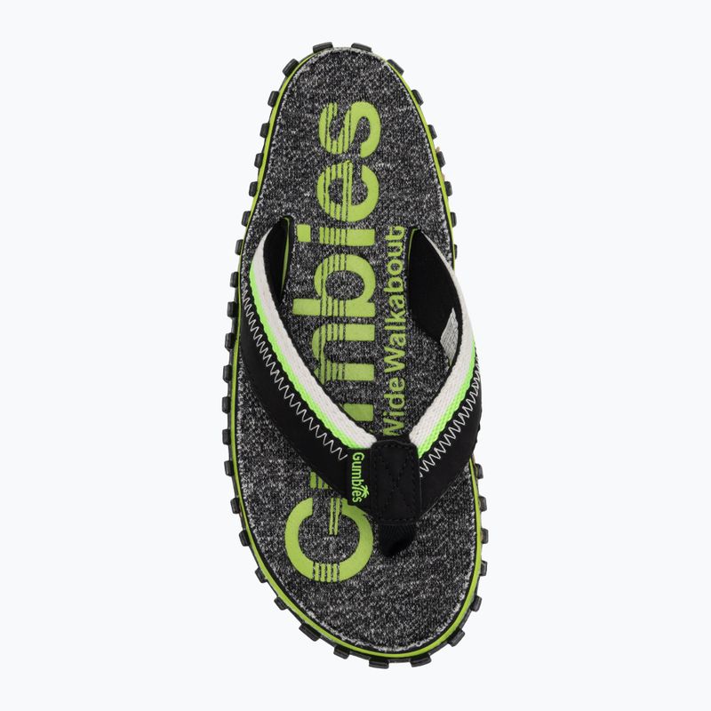 Šlepetės per pirštą Gumbies Cairns lime 5