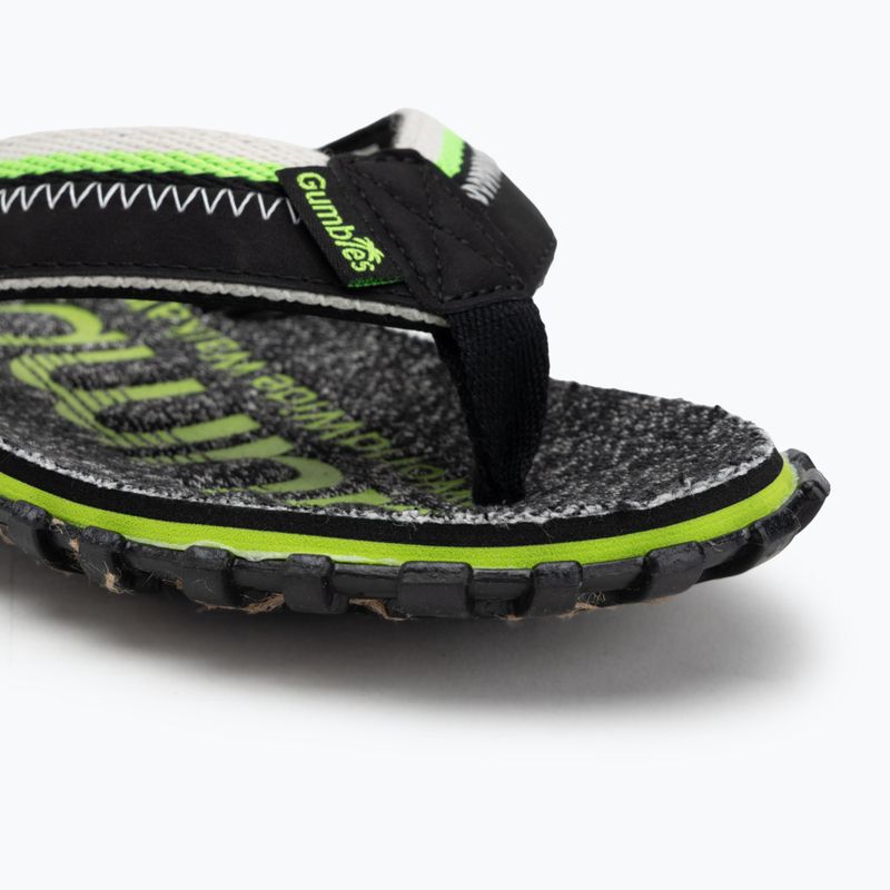 Šlepetės per pirštą Gumbies Cairns lime 7