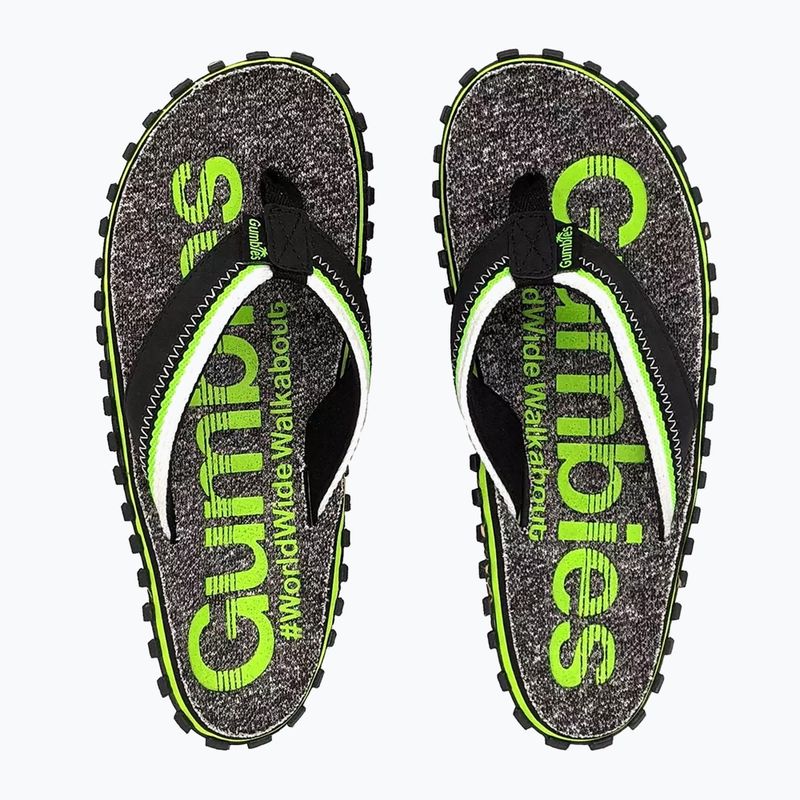 Šlepetės per pirštą Gumbies Cairns lime 3
