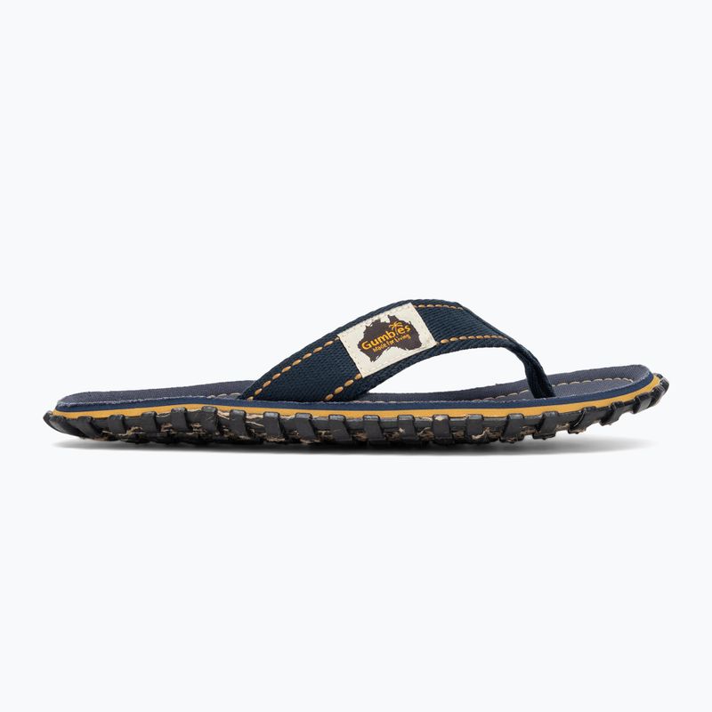 Šlepetės per pirštą Gumbies Islander classic navy 2