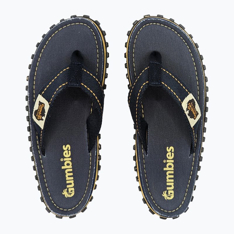 Šlepetės per pirštą Gumbies Islander classic navy 3